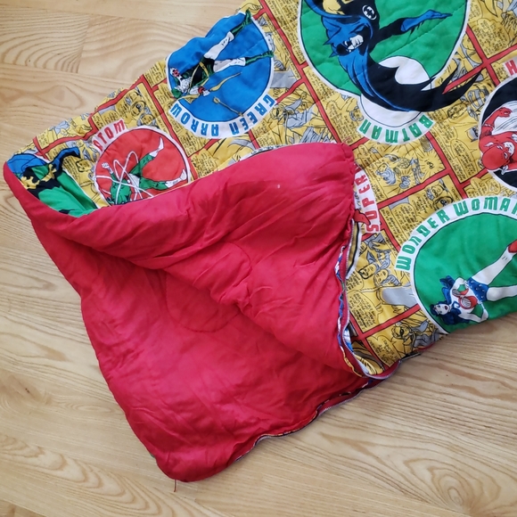 1975 DC Superhero Sleeping Bag - Picture 2 of 6
